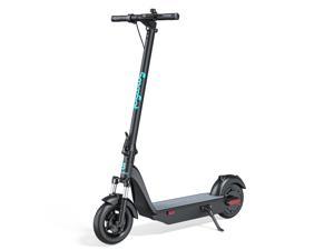 SmooSat MAX Electric Scooter, 18.6 MPH Max Speed, 500W Brushless Motor, 30 Miles Range, 10" Solid Tires, Electric Scooter for Adults with Front Suspension