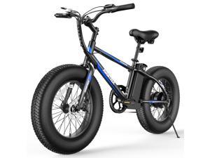 AVANTREK 20" Fat Tire Electric Bike Macrunner 100, 36V/10Ah Removable Battery, 350W Powerful Motor, 20MPH Top Speed, Shimano 7 Speed and Dual Disc Brakes for Ages 14 to 20 Years