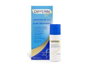 Differin 0.1% Adapalene Acne Treatment Gel Pump, 1.6 oz (45g)