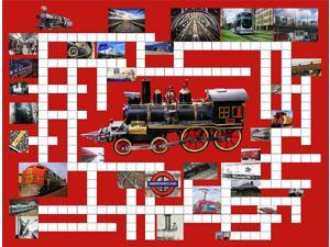 Puzzle Combo: Riding the Rails 500 pc Jigsaw Puzzle