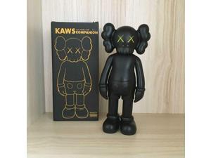 18-20cm Bearbrick Kwas Figure Toy Model Bear Statue Home Decoration Semi-deciphered Collection Gifts Pop Toys Anime Figure Black
