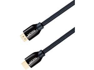 JAVEX Pure Copper HDMI Cable, Metal Connector, Nylon Braided Protection, 4K@60Hz 18Gpbs, 1.8M(6FT)