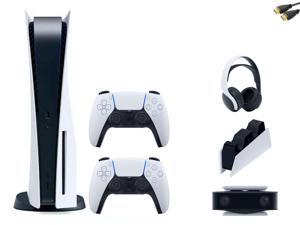 PS5 Bundle - Includes PlayStation 5 Console - Additional DualSense Wireless Controller - Pulse 3D Headset - DualSense Charging Station - HD Camera, JAWFOAL HDMI Cable