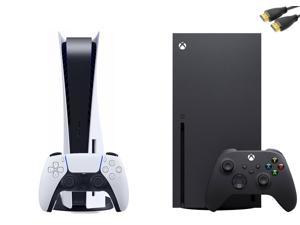 Gaming Console Bundle - Includes PlayStation 5 Disc Console and 1TB SSD Black Xbox Console Version X, JAWFOAL HDMI Cable