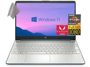 Newest HP 156 FHD Business Laptop AMD R55500U 6 Cores up to 4GHz 32GB DDR4 RAM 1TB PCle SSD HD Camera WiFi FullSize Keyboard SD Card Reader Windows 11 JAWFOAL HMDI Cable