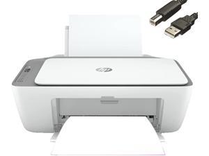 HP DeskJet 2755e Wireless Color All-in-One Printer, Print Scan Copy, Wireless Printing, Dual-Band Wi-Fi, LCD Display, 1200X 1200dpi, 180 MHz, Bundle with JAWFOAL Printer Cable