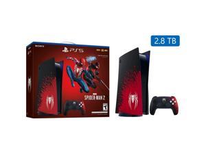  PlayStation 5 Enhanced Storage 2.8TB Disc Version Console God  of War Ragnarok Bundle - PS5 Disc Console, White, with Controller and Case,  God of War Voucher [video game] [video game] [video