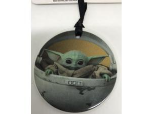 Disney Star Wars Mandalorian The Child Yoda Disc Christmas Ornament New with Tag Disney Star Wars Mandalorian The Child Yoda Disc Christmas Ornament New with Tag