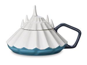 Disney Parks Space Mountain Sculpted Ceramic Coffee Mug with Lid New Disney Parks Space Mountain Sculpted Ceramic Coffee Mug with Lid New