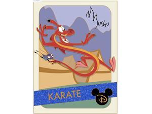 Disney Parks Mushu Pin Mulan Trading Cards: Karate Limited Edition New with Card Disney Parks Mushu Pin Mulan Trading Cards: Karate Limited Edition New with Card