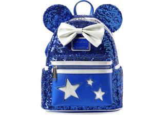 Disney Parks Wishes Come True Blue Minnie Sequined Mini Backpack New with Tag Disney Parks Wishes Come True Blue Minnie Sequined Mini Backpack New with Tag
