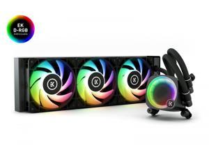 EK Nucleus AIO CR360 Lux D-RGB All-in-One Liquid CPU Cooler with EK FPT Fans, Water Cooling Computer Parts, 120mm Fan, Compatible with Latest Intel & AMD CPUs (360mm AIO Cooler)

(360mm AIO)