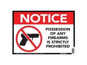 Hillman English White Safety Sign 10 in. H x 14 in. W - Case Of: 6; Hillman English White Safety Sign 10 in. H x 14 in. W - Case Of: 6;