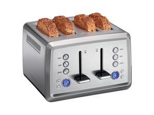 Hamilton Beach Stainless Steel Silver 4 slot Toaster 8.25 in. H x 12.38 in. W x 12 in. D - Total Qty: 1