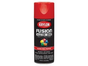 Krylon Fusion All-In-One Gloss Red Pepper Paint + Primer Spray Paint 12 oz. - Case Of: 6; Krylon Fusion All-In-One Gloss Red Pepper Paint + Primer Spray Paint 12 oz. - Case Of: 6;