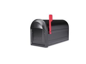 Architectural Mailboxes Barrington Galvanized Steel Post Mount Black Mailbox - Case Of: 1; Architectural Mailboxes Barrington Galvanized Steel Post Mount Black Mailbox - Case Of: 1;