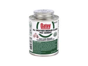 Oatey Clear All Weather Cement For PVC 8 oz. - Case Of: 12; Oatey Clear All Weather Cement For PVC 8 oz. - Case Of: 12;