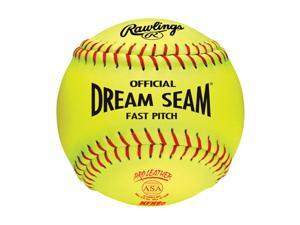 Rawlings Official Dream Seam Fastpitch 12 in. Softball - Case Of: 12; Each Pack Qty: 1; Rawlings Official Dream Seam Fastpitch 12 in. Softball - Case Of: 12; Each Pack Qty: 1;
