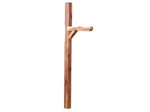 Gibraltar Mailboxes 76 in. H x 3-3/4 in. W x 17-1/7 in. D Natural Red Cedar Mailbox Post - Case Of: 1 Gibraltar Mailboxes 76 in. H x 3-3/4 in. W x 17-1/7 in. D Natural Red Cedar Mailbox Post - Case Of: 1