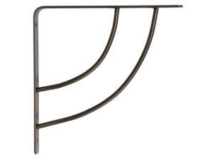 Knape & Vogt John Sterling Bronze Bracket 12 Ga. 8 in. L 100 lb. - Case Of: 10; Each Pack Qty: 1; Knape & Vogt John Sterling Bronze Bracket 12 Ga. 8 in. L 100 lb. - Case Of: 10; Each Pack Qty: 1;