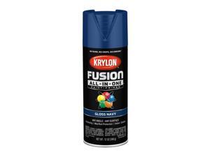 Krylon Fusion All-In-One Gloss Navy Paint + Primer Spray Paint 12 oz. - Case Of: 6; Krylon Fusion All-In-One Gloss Navy Paint + Primer Spray Paint 12 oz. - Case Of: 6;