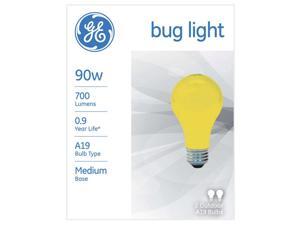 GE 90 watts A19 A-Line Incandescent Bulb E26 (Medium) Yellow 2 pk - Case Of: 12; Each Pack Qty: 2; Total Items Qty: 24 GE 90 watts A19 A-Line Incandescent Bulb E26 (Medium) Yellow 2 pk - Case Of: 12; Each Pack Qty: 2; Total Items Qty: 24