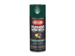 Krylon Fusion All-In-One Gloss Hunter Green Paint + Primer Spray Paint 12 oz. - Case Of: 6; Krylon Fusion All-In-One Gloss Hunter Green Paint + Primer Spray Paint 12 oz. - Case Of: 6;