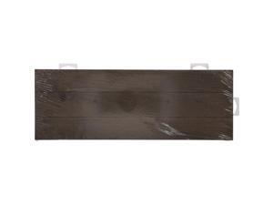 Hillman Brown Wood Rustic Address Plate - Case Of: 3; Hillman Brown Wood Rustic Address Plate - Case Of: 3;