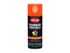 Krylon Fusion All-In-One Gloss Popsicle Orange Paint + Primer Spray Paint 12 oz. - Case Of: 6; Krylon Fusion All-In-One Gloss Popsicle Orange Paint + Primer Spray Paint 12 oz. - Case Of: 6;