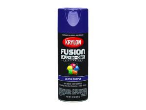 Krylon Fusion All-In-One Gloss Purple Paint + Primer Spray Paint 12 oz. - Case Of: 6; Krylon Fusion All-In-One Gloss Purple Paint + Primer Spray Paint 12 oz. - Case Of: 6;