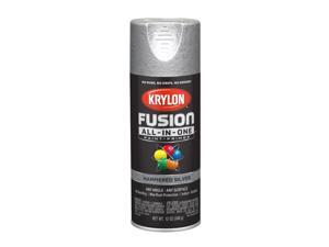 Krylon Fusion All-In-One Hammered Silver Paint + Primer Spray Paint 12 oz. - Case Of: 6; Krylon Fusion All-In-One Hammered Silver Paint + Primer Spray Paint 12 oz. - Case Of: 6;