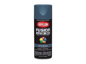 Krylon Fusion All-In-One Matte Ink Blue Paint + Primer Spray Paint 12 oz. - Case Of: 6; Krylon Fusion All-In-One Matte Ink Blue Paint + Primer Spray Paint 12 oz. - Case Of: 6;