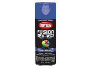 Krylon Fusion All-In-One Gloss Blue Hyacinth Paint + Primer Spray Paint 12 oz. - Case Of: 6; Krylon Fusion All-In-One Gloss Blue Hyacinth Paint + Primer Spray Paint 12 oz. - Case Of: 6;