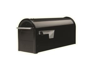 Gibraltar Mailboxes Franklin Contemporary Galvanized Steel Post Mount Black Mailbox - Case Of: 1; Gibraltar Mailboxes Franklin Contemporary Galvanized Steel Post Mount Black Mailbox - Case Of: 1;