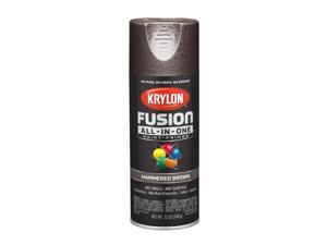 Krylon Fusion All-In-One Hammered Brown Paint + Primer Spray Paint 12 oz. - Case Of: 6; Krylon Fusion All-In-One Hammered Brown Paint + Primer Spray Paint 12 oz. - Case Of: 6;