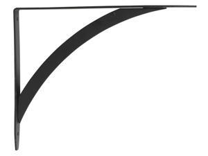 John Sterling Black Steel Elegant Bracket 12 Ga. 10 in. L - Case Of: 10; Each Pack Qty: 1; John Sterling Black Steel Elegant Bracket 12 Ga. 10 in. L - Case Of: 10; Each Pack Qty: 1;