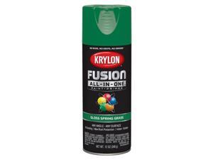 Krylon Fusion All-In-One Gloss Spring Grass Paint + Primer Spray Paint 12 oz. - Case Of: 6; Krylon Fusion All-In-One Gloss Spring Grass Paint + Primer Spray Paint 12 oz. - Case Of: 6;