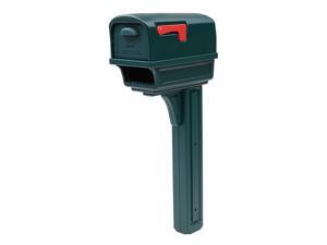 Gibraltar Mailboxes Gentry Classic Plastic Post Mount Green Mailbox - Case Of: 1; Gibraltar Mailboxes Gentry Classic Plastic Post Mount Green Mailbox - Case Of: 1;