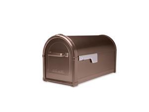 Architectural Mailboxes Hillsborough Galvanized Steel Post Mount Copper Mailbox - Case Of: 1; Architectural Mailboxes Hillsborough Galvanized Steel Post Mount Copper Mailbox - Case Of: 1;