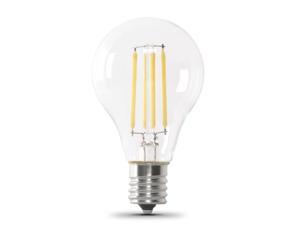 Feit Electric A15 E17 (Intermediate) Filament LED Bulb Soft White 75 Watt Equivalence 2 pk - Total Qty: 1; Each Pack Qty: 2; Total Items Rec: 2