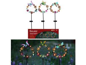 Alpine Assorted Metal 35 in. H Dragonfly Solar Garden Stake - Total Qty: 9