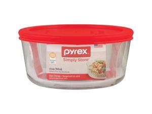 Pyrex 4 cup Clear Food Storage Container 1 pk - Total Qty: 4; Each Pack Qty: 1
