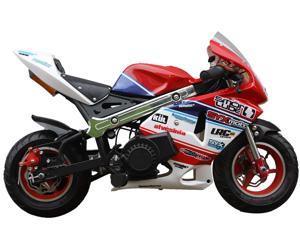 SYX MOTO Apex Dual Start 49cc 2-Stroke Gas Powered Kids Mini Pocket Bike