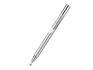 Adonit Pro 4 (Silver) Luxury Capacitive Stylus Pen, High Sensitivity Fine Point and Precision,Stylus for iPad, Air, Mini, Android, iPhone, Samsung, Other Touch Screens, Compatible for All Touchscreens