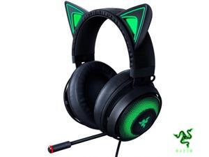 Razer Kraken Kitty Quartz Edition - Cat Ears USB Gaming Headset, Chroma Lighting, Wired for Cross-Platform Gaming for PC, PS4, Xbox One & Switch, 50mm Diaphragm, 3.5mm Cable with Line Controls, Black Razer Kraken Kitty Quartz Edition - Cat Ears USB Gaming Headset, Chroma Lighting, Wired for Cross-Platform Gaming for PC, PS4, Xbox One & Switch, 50mm Diaphragm, 3.5mm Cable with Line Controls, Black