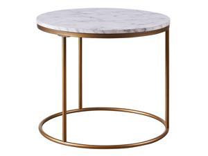 Versanora Marmo Round Circle Shape Coffee Side End Table With Faux Marble Top End Stand For Living Room Bedroom Home and Office, 20 Inch Height, Brass Versanora Marmo Round Circle Shape Coffee Side End Table With Faux Marble Top End Stand For Living Room Bedroom Home and Office, 20 Inch Height, Brass