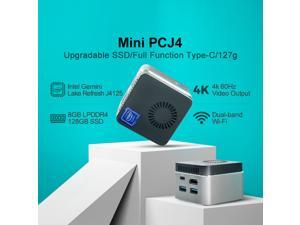 MAIBENBEN 4K Mini PC Intel J4125 Processor, Windows 10 Home Mini Desktop Computer with 8G DDR4 RAM/128GB, Gemini Lake Refresh/UHD Graphics 600/Support 4K HD HDMI Display, Type-C Dual-band WiFi & BT MAIBENBEN 4K Mini PC Intel J4125 Processor, Windows 10 Home Mini Desktop Computer with 8G DDR4 RAM/128GB, Gemini Lake Refresh/UHD Graphics 600/Support 4K HD HDMI Display, Type-C Dual-band WiFi & BT