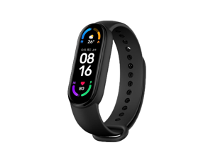 Xiaomi Mi Band 6 Activity Tracker HighRes 156 AMOLED Screen SpO2 Monitor 30 Sports Modes 24HR Heart Rate and Sleep Monitor Smart Watch