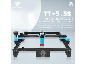 Twotrees 3D Printer TT-5.5S 35W-40W CNC Laser Engraving Machine Compressed spot laser head DIY Easy Installation Connect to computer Support Laser GRBL For Cutte