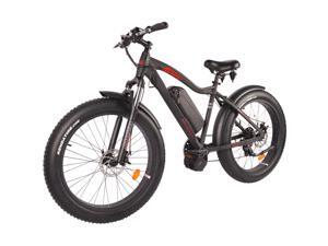 DJ Mid Drive Fat Bike 750W 48V 13Ah Power Electric Bicycle, Matte Black, LED Bike Light, Suspension Fork and Shimano Gear DJ Mid Drive Fat Bike 750W 48V 13Ah Power Electric Bicycle, Matte Black, LED Bike Light, Suspension Fork and Shimano Gear